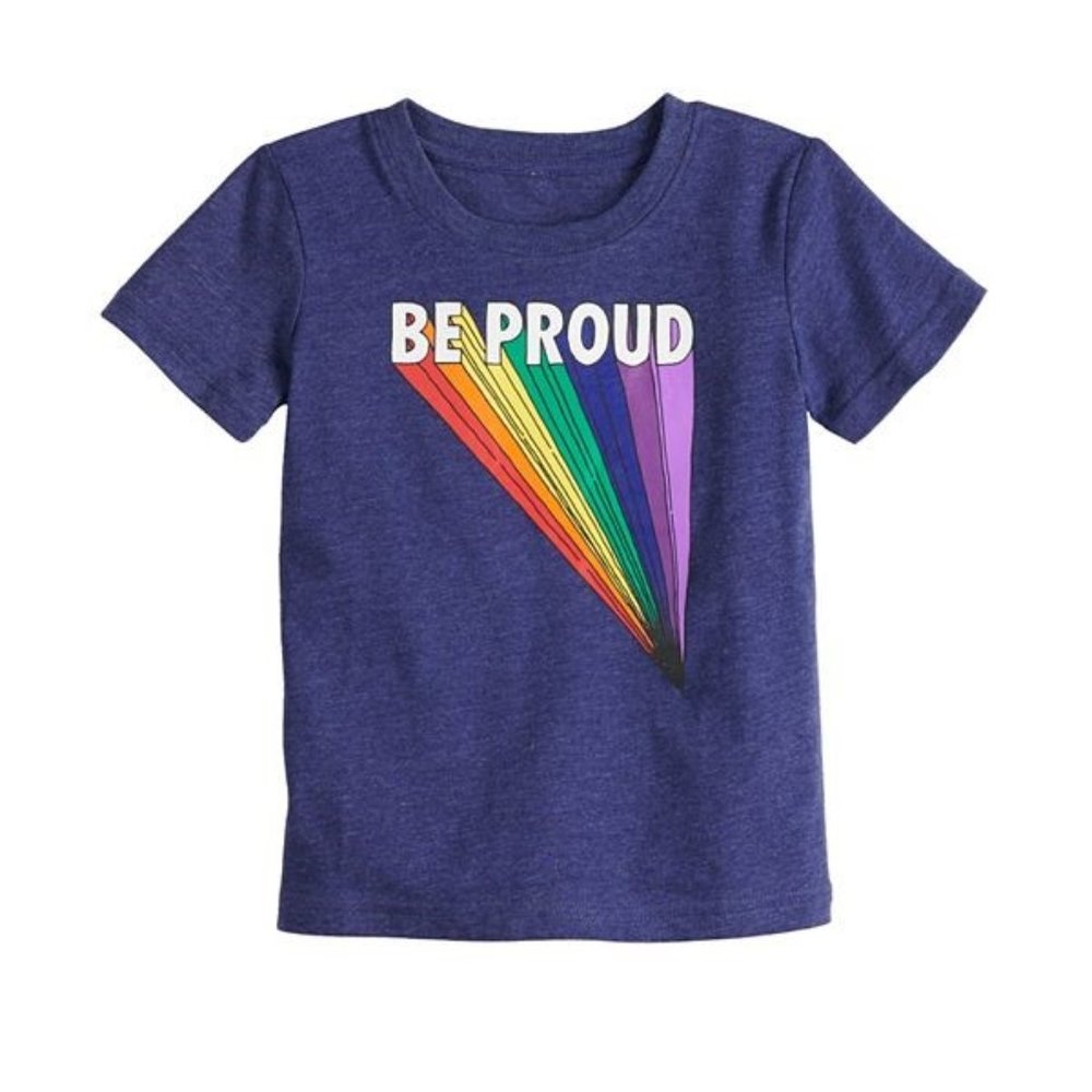 FAMILY FUN Toddler Boy Pride Rainbow Graphic Tee